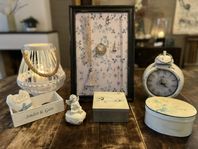 Romantisk dekoration till sovrummet i Shabby Chic stil