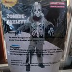 Maskeraddräkt  Zombie Skelett