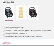 dyna till bilstol eller barnvagn