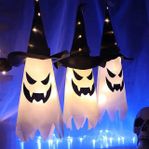 Halloween LED Blinkande Ljus Hängande Spöke