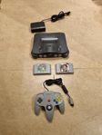 Nintendo 64  Komplett inkl 2st  Spel