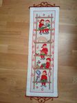 Adventskalender broderad 