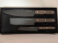 Orrefors Jernverk Knivset i Askträ, 3-Pack