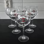 6  Martini Balloon Glas