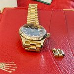 Rolex 18K guld dam Oyster Pereptual datejust