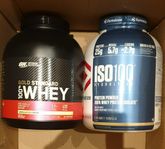 Optimum Nutrition Gold  & Dymatize ISO100 