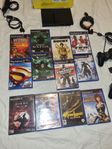 PlayStation 2 komplett inkl kartong + 12 ovanliga spel 