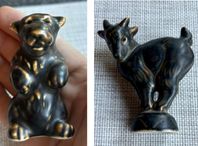 KNUD KYHN figurer - Royal Copenhagen - hund & gems/bergsget