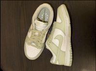 Nya Nike skor (Nike dunks olive aura/coconut)