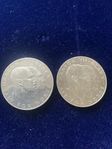 LOT 2 Norway 25 kroner 1970 Liberation WW II King