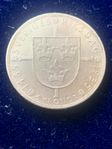 1935 SWEDEN  Riksdag KING Gustav V SWEDISH Antique Silver