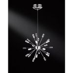 Wofi Cleo 24 Light Chrome LED Chandelier