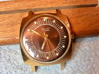 Poljot Soviet Mechanical Made in USSR Gold Plated 10 Micron