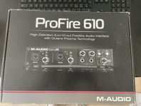 Ljudkort M-audio ProFire 610 & Mixer Behringer xenyx 1202