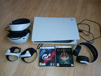 Ps 5, Psvr 2 + Pulse 3D hörlurar, Elden Ring, Gran Turismo 