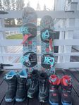 Burton snowboard, 90cm och 100cm samt snowboardskor 