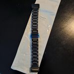 Armband till Fitbit Charge 5/6 stål länk svart