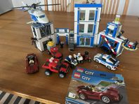 Lego, polisstation, helikopter