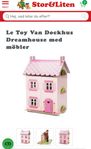 Le toy van dockhus dreamhous med möbler