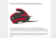 2 st Graco Connext Diablo Iso catch bälteskuddar