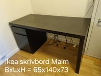 Ikea Malm skrivbord 