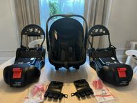 Babyskydd Britax Römer Primo inkl 2 baser och adapter NXT