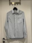 Calvin Klein Jeans blue and white shirt, size S