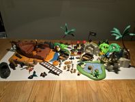 PLAYMOBIL - stor piratvärld med guld och palmer