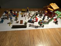 PLAYMOBIL - djurgård med stora och små djur