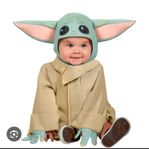 Baby Yoda dräkt för barn ca 2-3 år