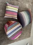 Missoni: pall/puff + kuddar