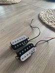 2 stycken Jackson High Output Zebra humbuckers