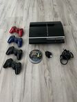 ps3 + 5 spel + 4 spelkontroller