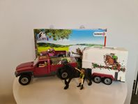 Schleich 42346 Pick up Bil med hästtransport