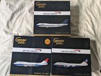 Gemini Jets 1:200 British Airways 747-400s