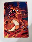 Vintage Pokémon väggkonst med Charizard som motiv