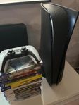 Playstation 5 Disc 825Gb + 1 Tb med Spel