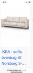 Möbelklädsel till IKEA Norsborg soffa