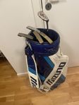 Mizuno Tour Bag inklusive 5 putters Ping Odyssey 