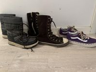 Moon Boots, Converse & Vans. Strlk 34