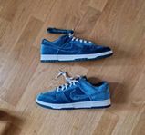 Nike Dunk W Teal sammetssneakers 9.5/41 oanvända m låda