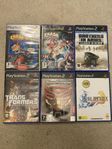 Playstation 2 spel 6st PS2 spelpaket