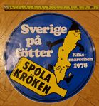 Retro Spola Kröken Riksmarschen 1978 Sverige på fötter