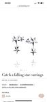 Catch a falling star earrings (Efva attling) 