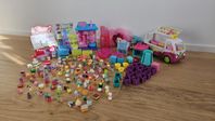 Shopkins - figurer, hus, buss och tillbehör