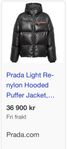 Prada nylon jacka 