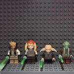 Lego Star Wars jedi legofigurer