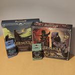 Pagan: Fate of Roanoke brädspel, 3 Expansions + Wood Tokens