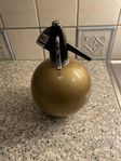 Globemaster Golden soda siphon, sparkles England double size