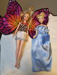 2 Barbie dockor Mariposa